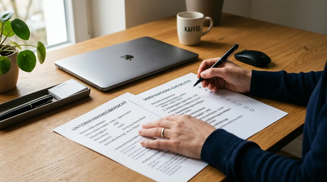 Geordnete Checkliste für Betreiber, Domain und Kreditkartenkasse