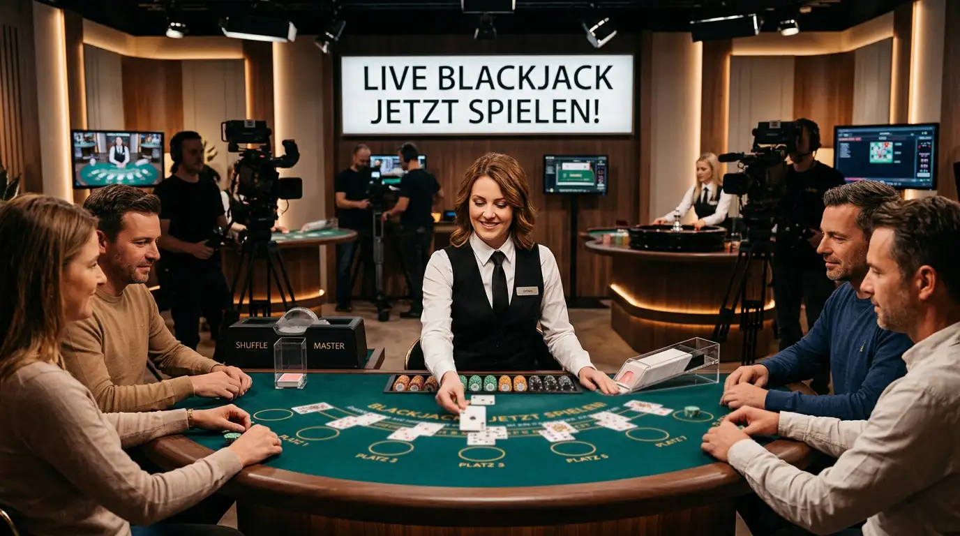 Beste Live-Blackjack-Casinos Deutschland 2026 — Echte Dealer & Top-Anbieter