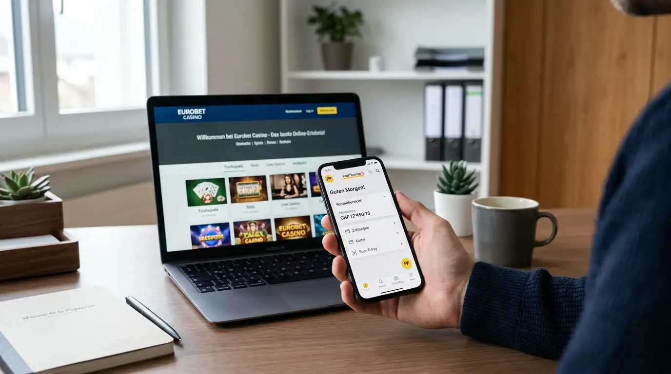 Beste Online-Casinos mit PostFinance bezahlen 2026 — Schweizer Anbieter im Vergleich