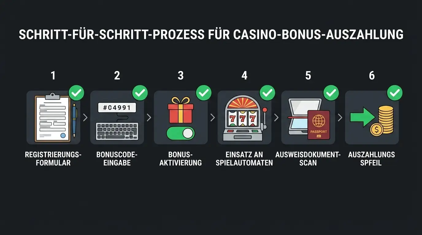 Bonus-Auszahlung: KYC-Verifizierung und Cashout-Prozess beim No-Deposit-Bonus