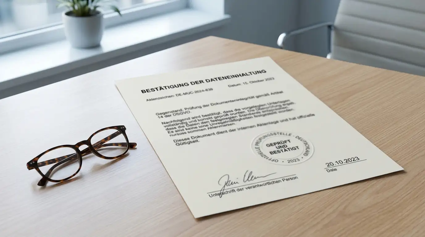 Vier verschiedene Bonus-Symbole auf neutralen Karten, nebeneinander auf einem Tisch angeordnet
