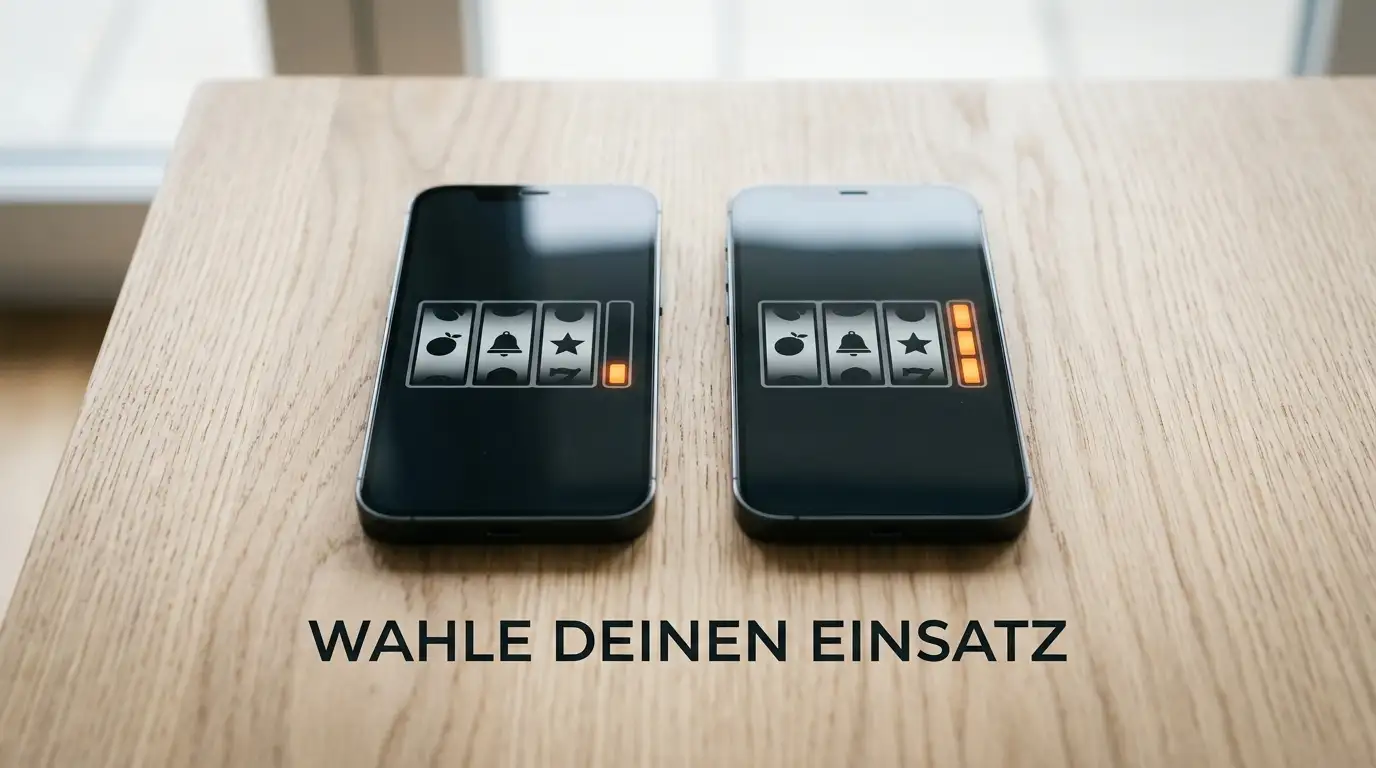 Vergleich von 5 Cent und 10 Cent Einsatz bei Spielautomaten