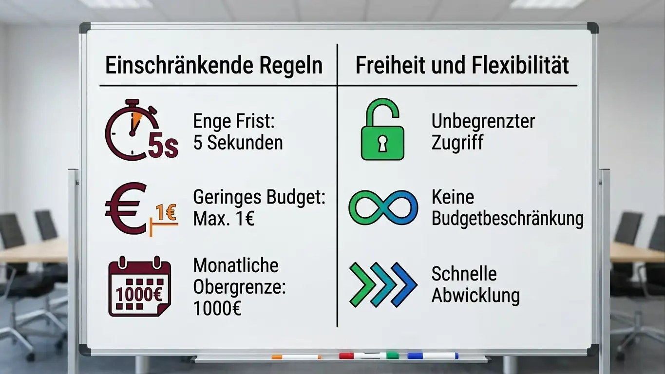 Vergleichstabelle deutsche GGL-Limits versus Offshore-Casino-Freiheiten