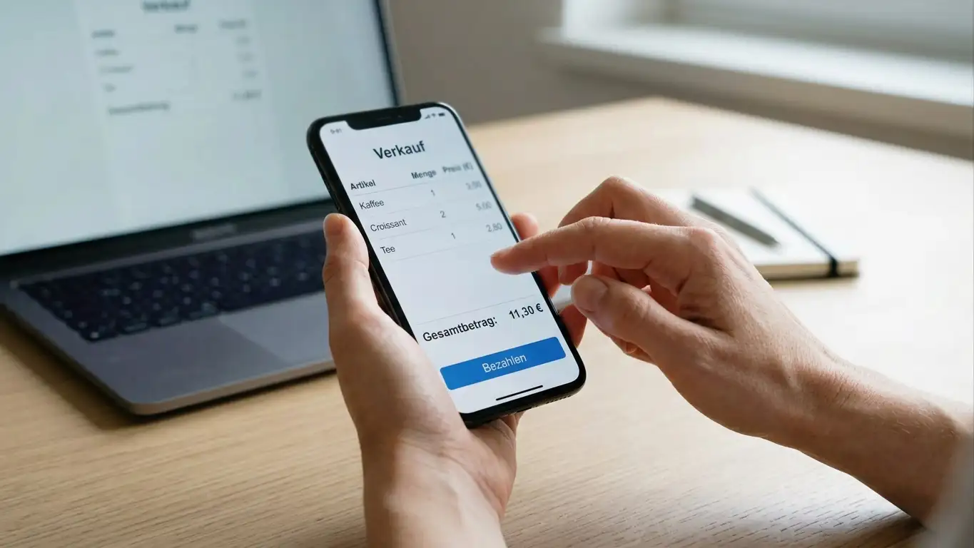 Einzahlung mit Google Pay im Kassenbereich Schritt für Schritt