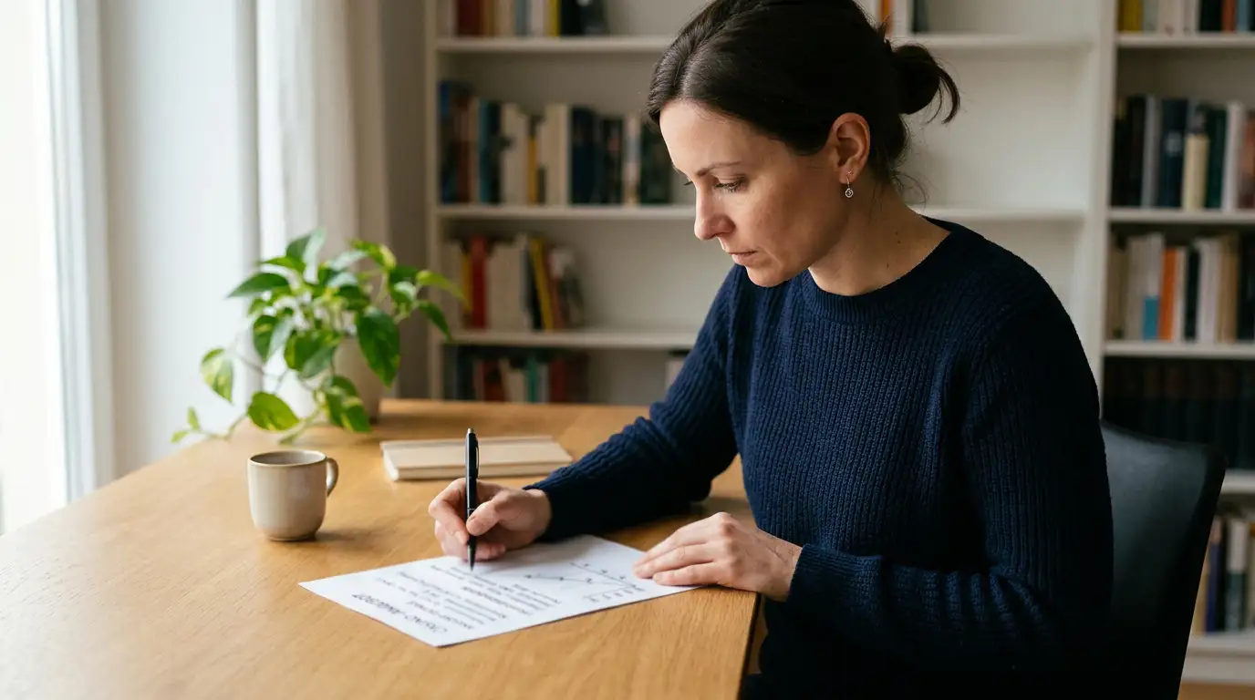 Handschriftliche Notizen zu Einzahlung Bonusumsatz und Frist ohne Zahlenwerk