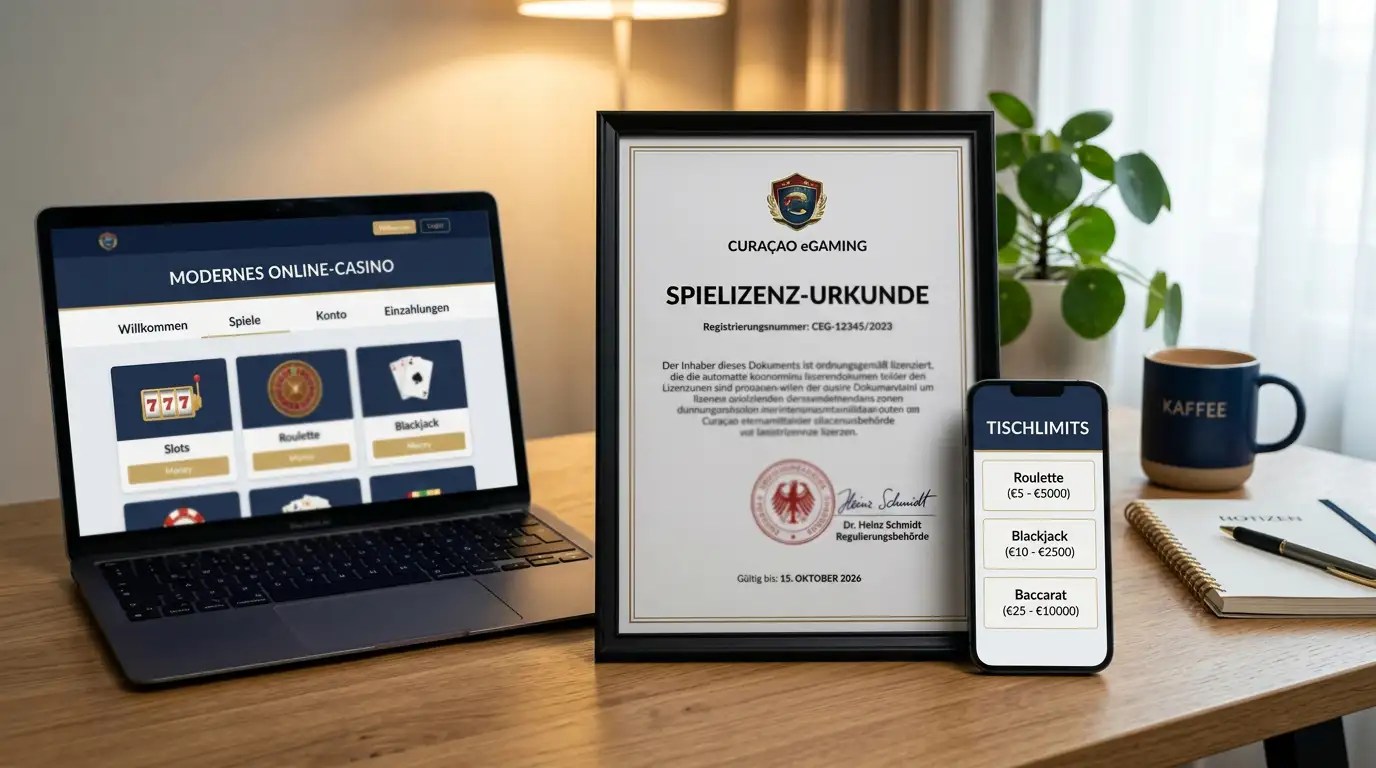 Offshore-Casino-Plattform mit Curaçao-Lizenz und hohen Tischlimits