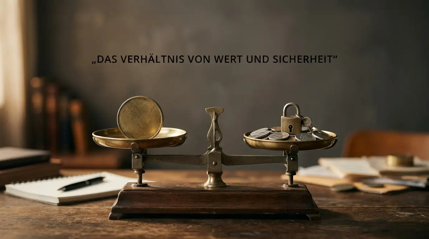 Waage, die eine große Prozentzahl gegen kleine Einzahlung, hohen Umsatz und Gewinndeckel abwägt
