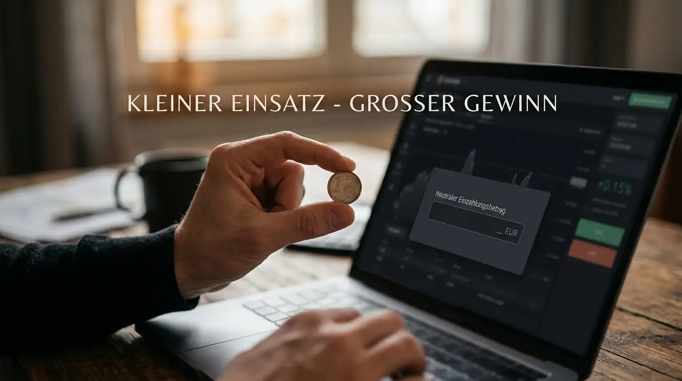 Kleine Einzahlung von zehn bis zwanzig Euro als Hebel für einen 400-Prozent-Bonus
