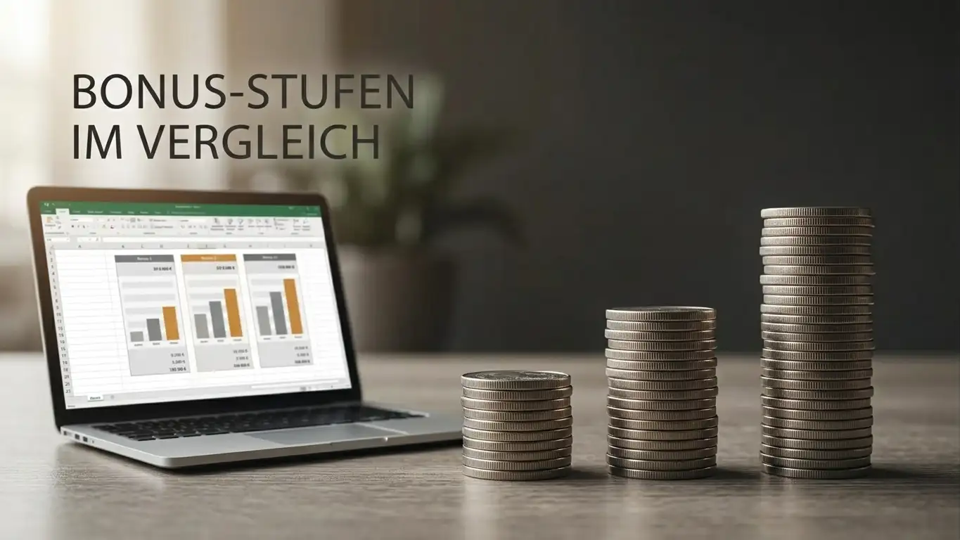 Vergleich verschiedener Bonusstufen als Entscheidungshilfe rund um den 400-Prozent-Bonus
