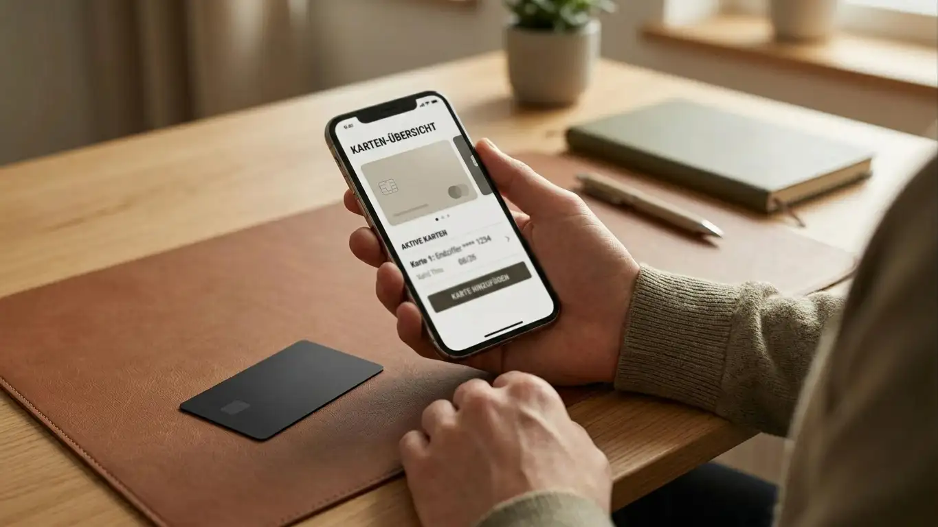 Debitkarte und virtuelle Karte in der Revolut-Anwendung verwalten