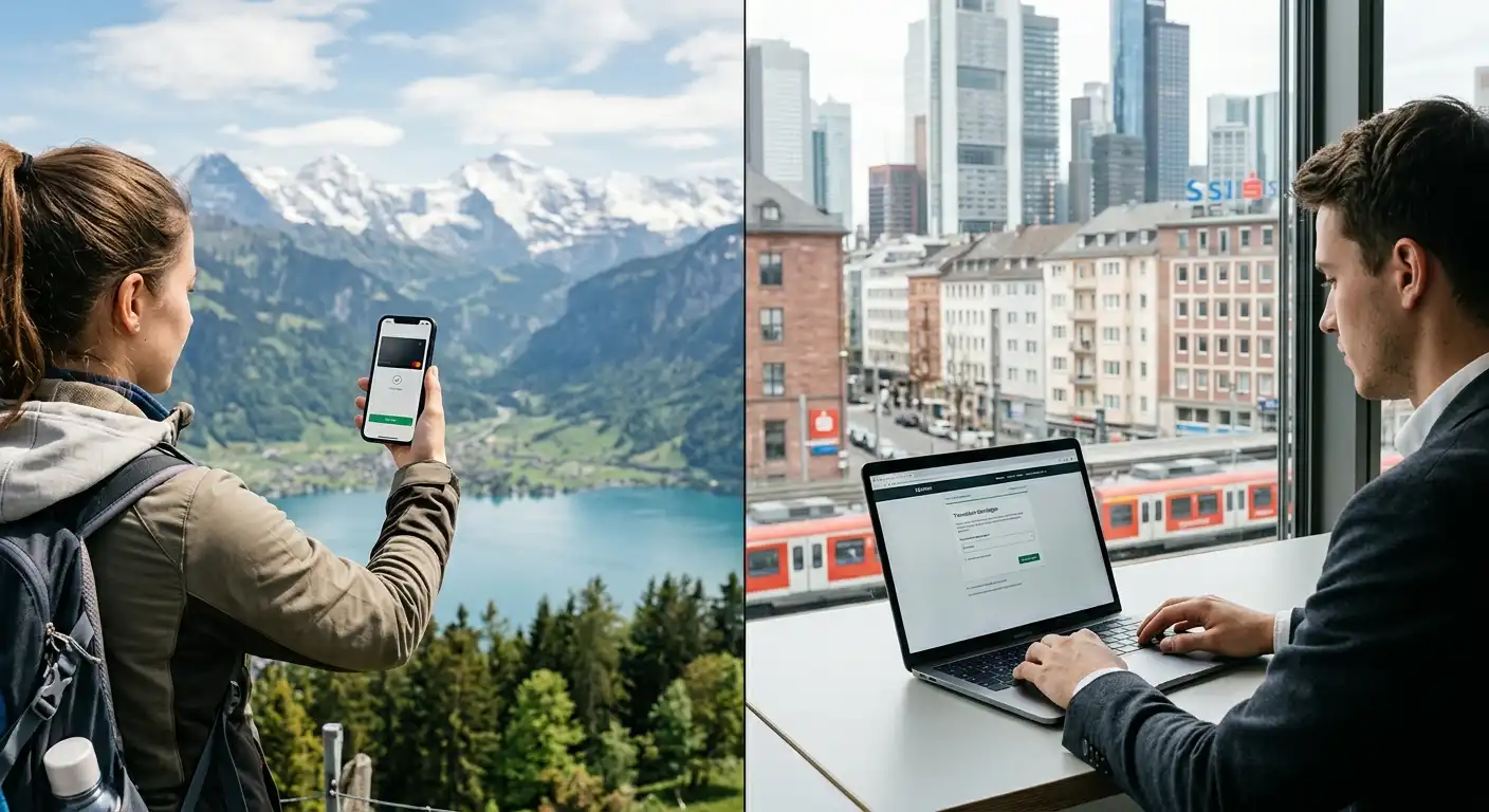 Geografischer Vergleich zwischen Schweizer und deutschen Online-Casino-Märkten