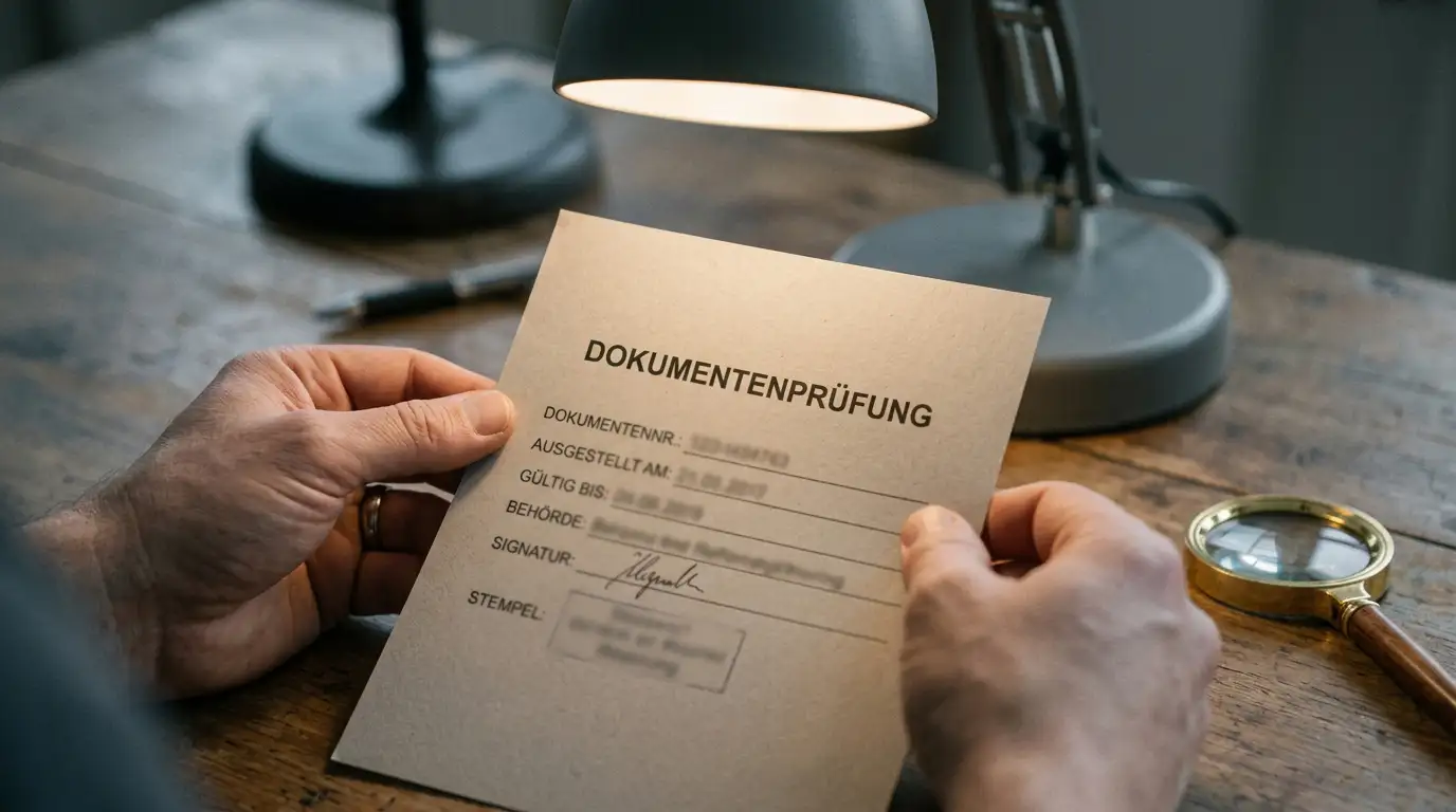 Prüfung eines neutralen Lizenzdokuments als Zeichen für einen vertrauenswürdigen Anbieter