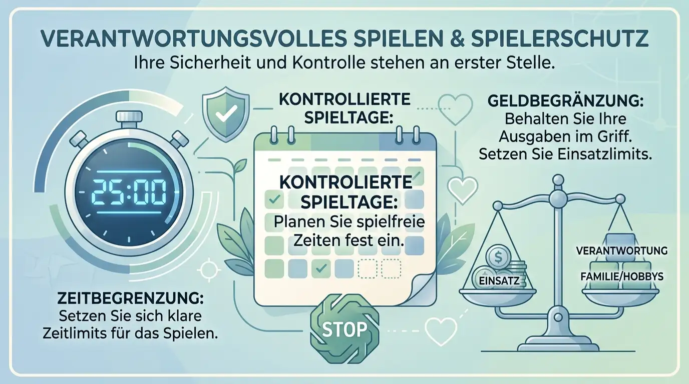 Konzeptbild zu Spielerschutz und Zeitmanagement
