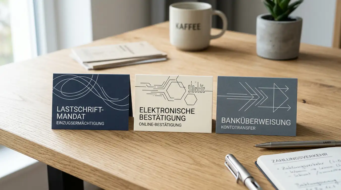 Vergleich von SEPA, ELV und bankgestützten Zahlungswegen